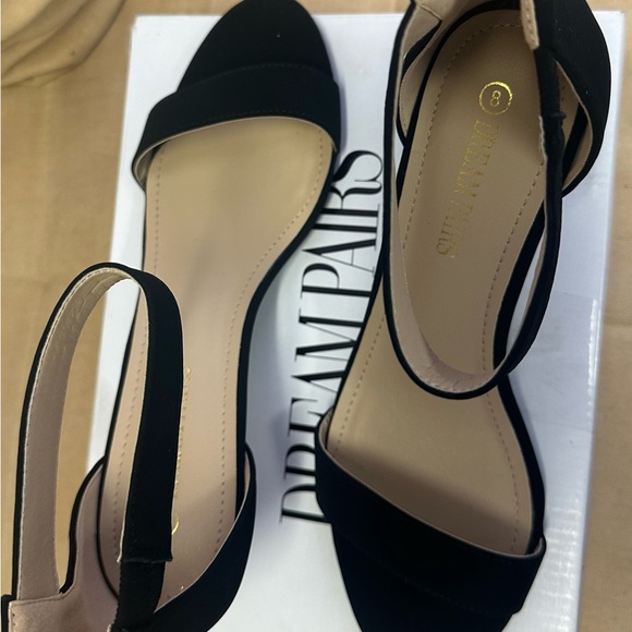 Dream Pairs Black Strappy Heels - Picture 7 of 9